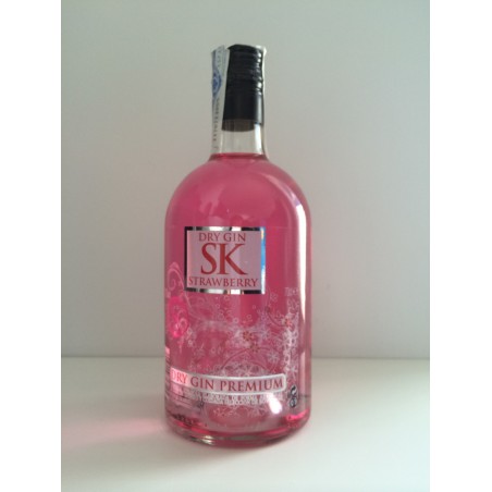 SK Strawberry Dry Gin botella 70 cl 