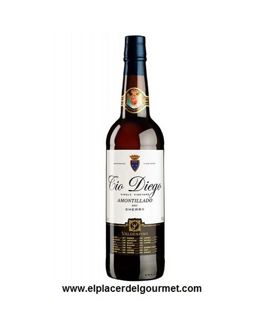 Sherry Amontillado Tio Diego 75 cl.