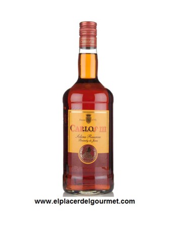 sherry CARLOS III brandy solera reserva botella 70 cl.
