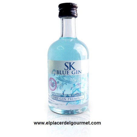 SK Blue Dry Gin botella 70 cl