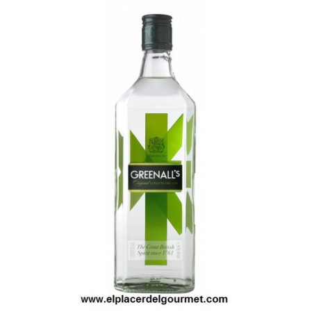 Greenall's London Dry Gin botella 70. Compra 6 unidades con un 5 % de descuento