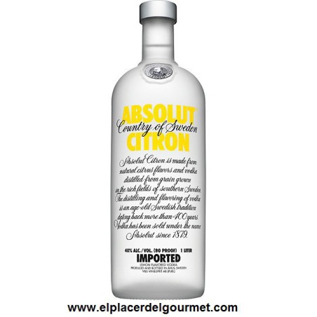 VODKA ABSOLUT CITRON BOT. 70 CL.