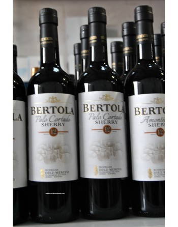 BODEGAS BERTOLA vino PALO CORTADO 12 AÑOS 75 CL D.O. Jerez Xérès Sherry