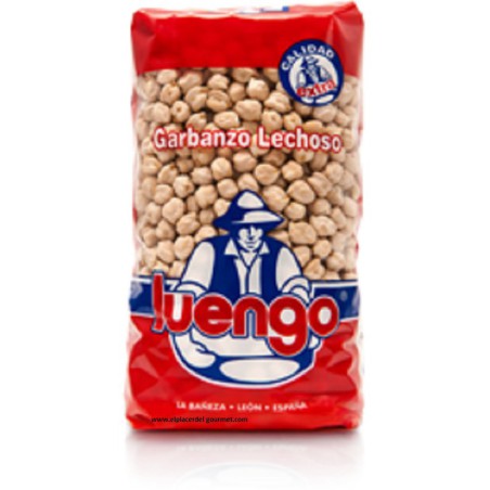milchig-weiße Kichererbse luengo 500 Gramm Packung