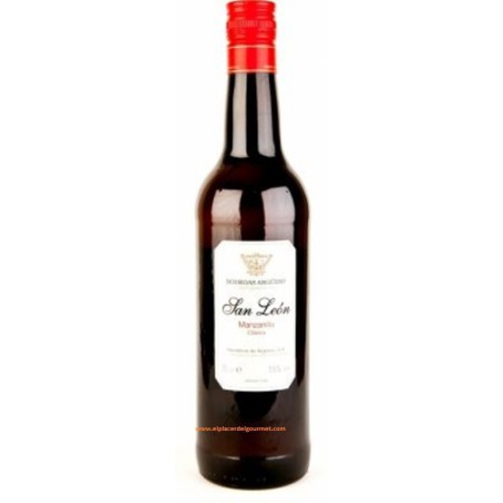 San Leon bodegas manzanilla de sherry Argueso 12 bouteille de 37,5 cl.