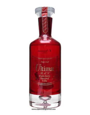 Ultimat black cherry VODKA 75 cl bottle.