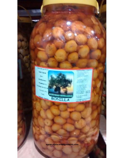Bonilla canister 5 kilos olives anchovy flavor. Buy 5 units with a 10% discount Bonilla canister 5 kilos olives anchovy flavor. Buy 5 units with a 10% discount
