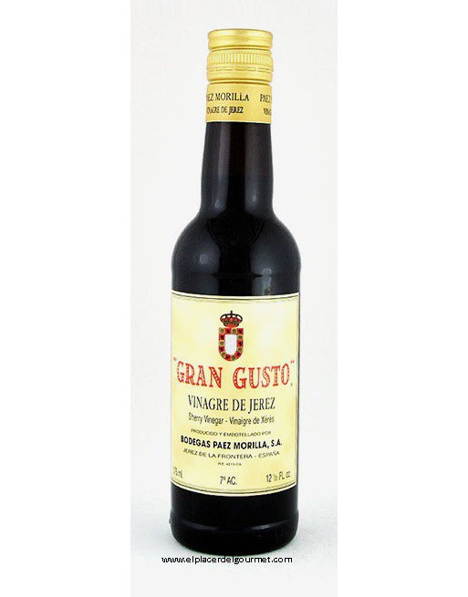 Sherry-Essig Gran Gusto O.D. Bodegas Paez Morilla 37,5 cl. Kaufen Sie 6 Flaschen mit 10% Rabatt