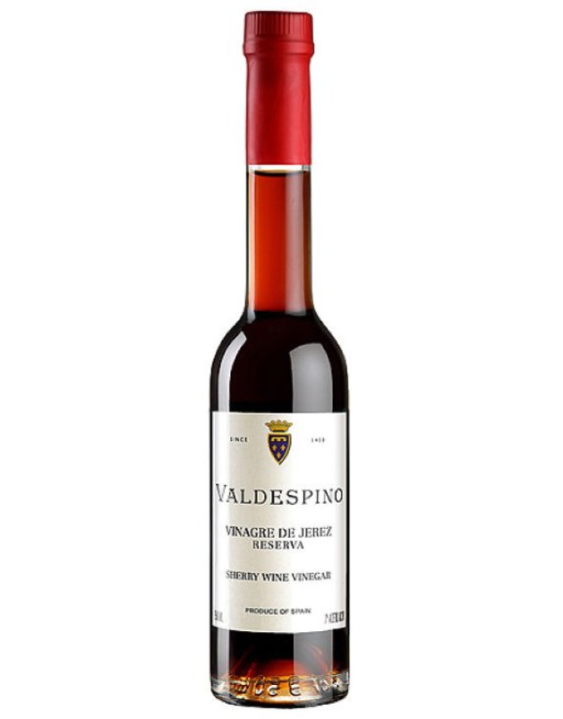 Un vinaigre de Xérès réserve 12 ans Valdespino 25 cl.