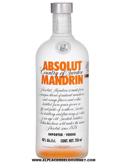 VODKA ABSOLUT MANDRIN  1L