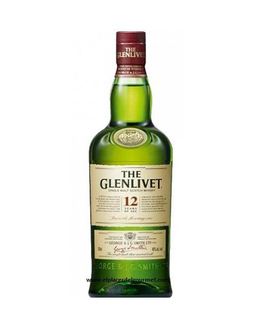 DIE WHISKY 70CL GLENLIVET 12 Jahre.