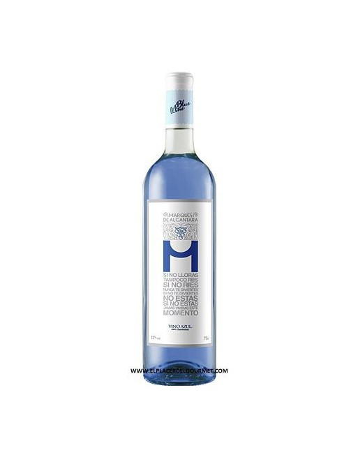 MARQUES DE ALCANTARA BLUE WINE CHARDONNAY 75 CL 100%.